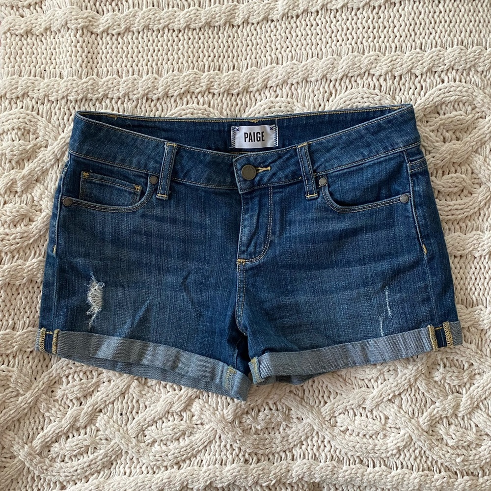 PAIGE Jimmy Jimmy Denim Shorts